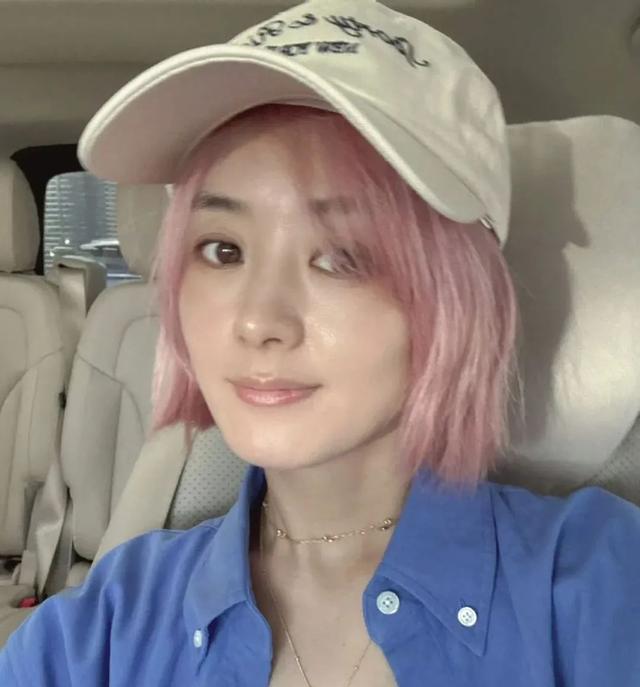 赵丽颖发型色彩分解示意图