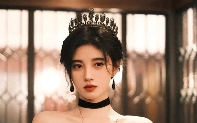 鞠婧祎暗黑公主写真全身照